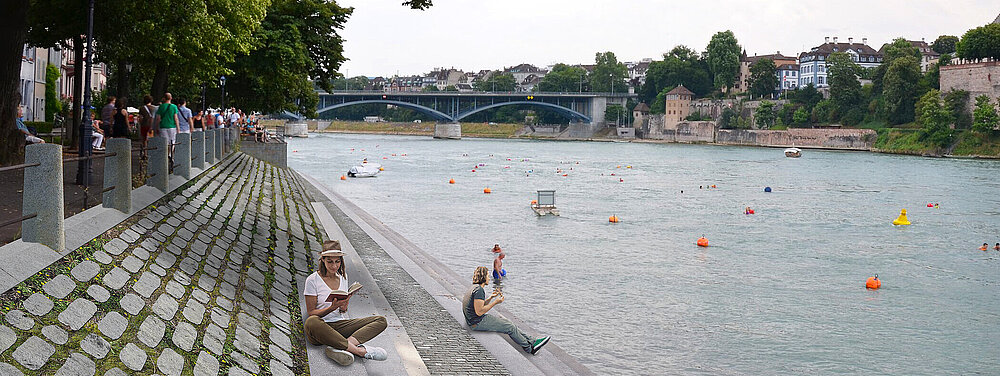 Für Mensch, Natur und Hochwasserschutz: Projekt für die Sanierung des Rheinbords am Oberen Rheinweg liegt vor